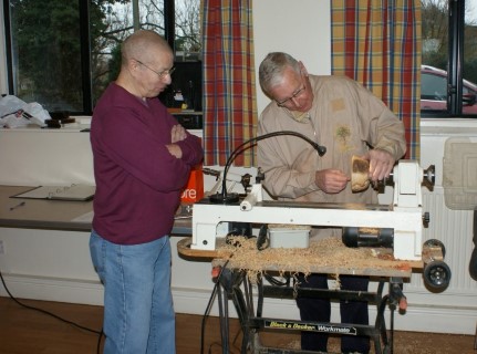 Keith and Len bowl turning